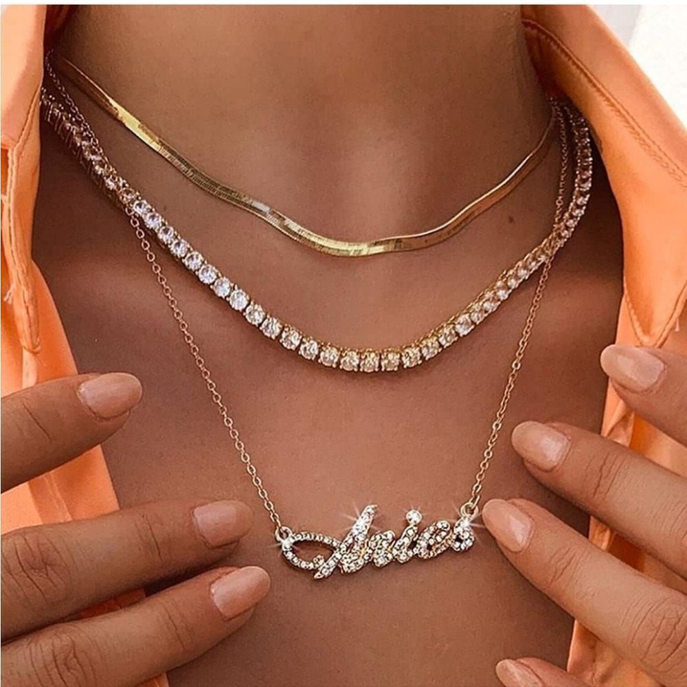 💕5/$18 Layered Gold Constellation Sign "Aries"